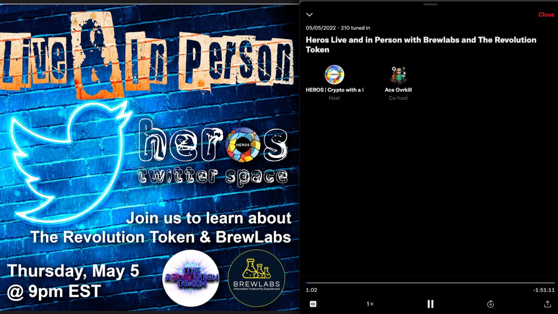 HEROS Brewlabs Revolution Token